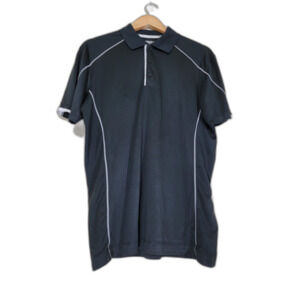 Nike Dri Fit Golf Tour Performance Men's Black Polo Shirt - Medium M